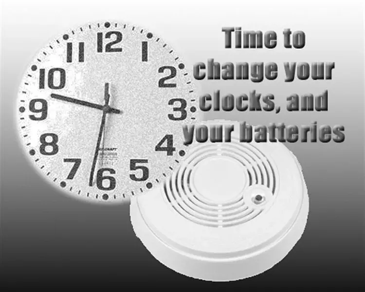 The 442nd Civil Engineers Squadron wants to remind people that daylight saving time is a perfect time to replace the batteries in their smoke alarms. The 442nd CES is part of the 442nd Fighter Wing, an Air Force Reserve unit at Whiteman Air Force Base, Mo. - (U.S. AIR FORCE GRAPHIC/SENIOR AIRMAN DANIELLE WOLF)