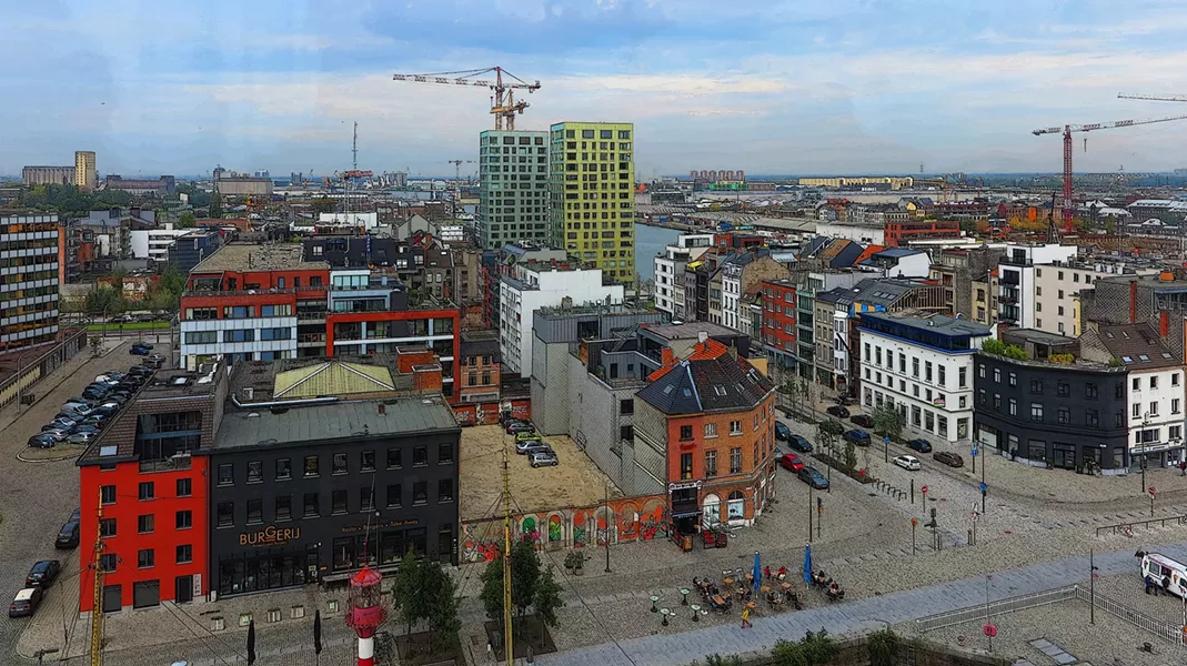 Antwerp, Belgium's Docklands Urban Renewal project. - WIKIMEDIA