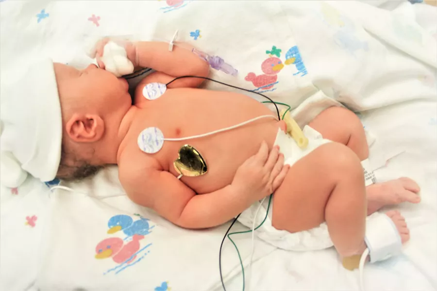 What's his name going to be? Local parents, Amanda and Brady Anderson, chose the name Charlie. - DANIELLE MEYERS