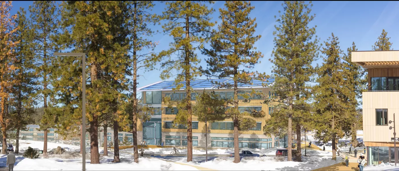 Conceptual image of future STEAM academic building. - OSU-CASCADES