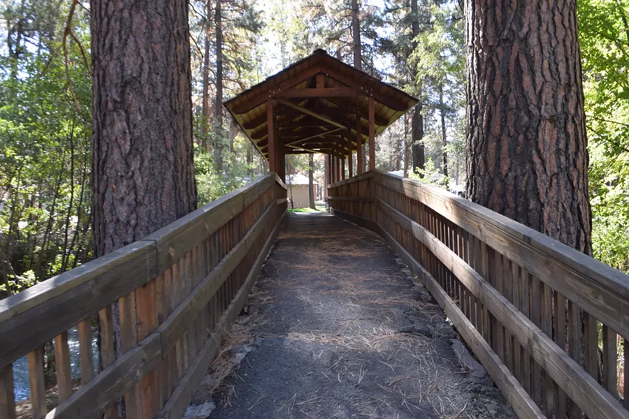 The bridge over Whychus Creek in Sisters will become ADA compliant with the new project. - JACLYN BRANDT
