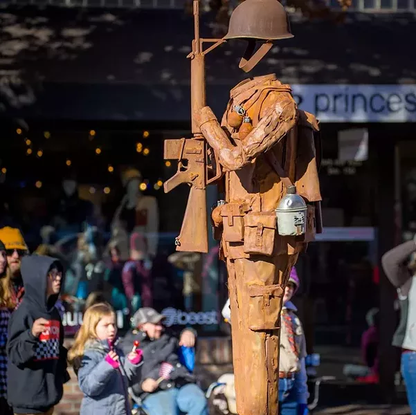 @fotophreak tags us in this beautiful piece of the Veteran's Day Parade. Tag @sourceweekly and show up here! - SUBMITTED