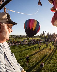 This week is finally starting to feel like summer (knock on wood)! Pictured is one of Bend’s more unique summer events, Balloons Over Bend. If you haven’t been in town to experience the fleet of hot air balloons soaring over Central Oregon you’re in for a treat. Keep an eye out for the show mornings the week of July 22, with a special Night Glow Party hosted the night of the 22nd.  Don’t forget to share your photos with us and tag @sourceweekly for a chance to be featured as Instagram of the week and in print as our Lightmeter. Winners receive a free print from @highdesertframeworks.