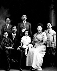 The Fong See family from 1914.