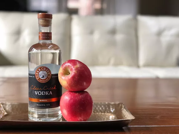 This vodka made from apples is not sweet and can still get down and dirty. - LISA SIPE