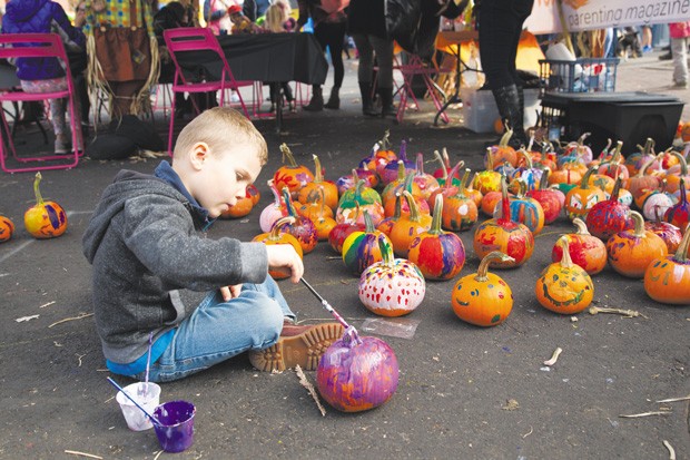 Let the creative juices flow –pumpkin painting at Bend Fall Festival October 4-6. - BRIAN BECKER