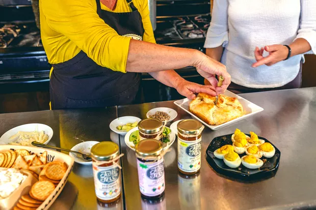 Jelly maker Justy Haney likes to keep recipes simple yet flavorful by adding her delicious jellies. - TAMBI LANE PHOTOGRAPHY