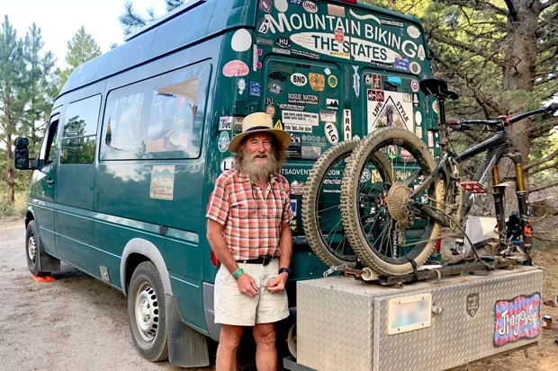 Retired from a career in the aerospace industry, Craig Bierly makes his home in a Sprinter he customized himself—often found parked on public lands. - NICOLE VULCAN