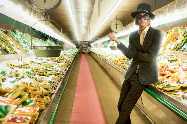 One could say Aaron Lee Tasjan is sporting the "Willy Wonka" look here. - CURTIS WAYNE MILLARD