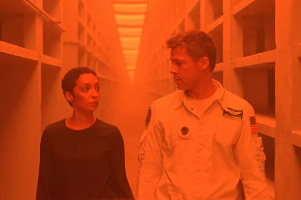 Brad Pitt and Ruth Negga vs. solar flares. - PHOTO COURTESY OF WARNER