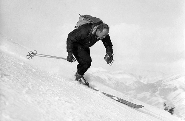 Warren Miller in “Ski Bum: the Warren Miller Story - PHOTO COURTESY OF WARNER