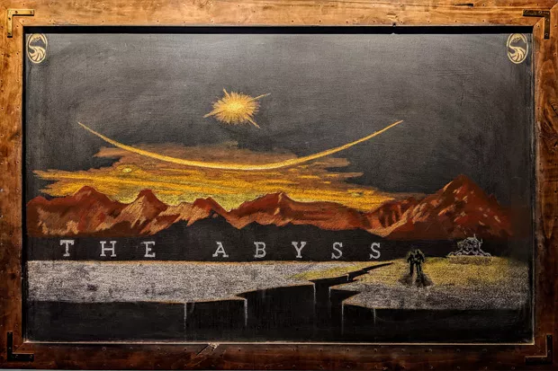 Chalkboard art at the Deschutes Brewery Downtown Public House. - HEIDI HOWARD