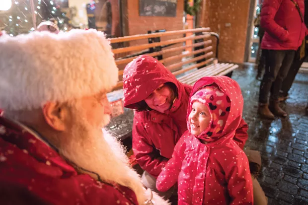 Meet Santa downtown Dec. 7, 14 & 21. - PHOTO BY MIGUEL EDWARDS