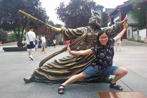 Linnea in Xi'an, China - COURTESY OF LINNEA LANE