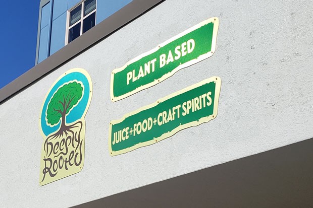Deeply Rooted, a plant-based restaurant, is on track to open the first week of March. - CAYLA CLARK