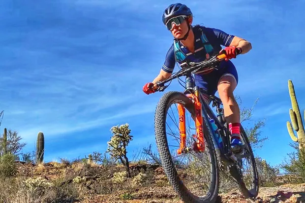 Emma Maaranen, founder of Lady Swarm, shows off her skills in the great outdoors. - KS.KENDA WOMEN'S ELITE TEAM