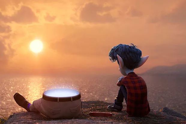 Just starin' at the sunset with my half-dad. No big deal. - COURTESY DISNEY/PIXAR