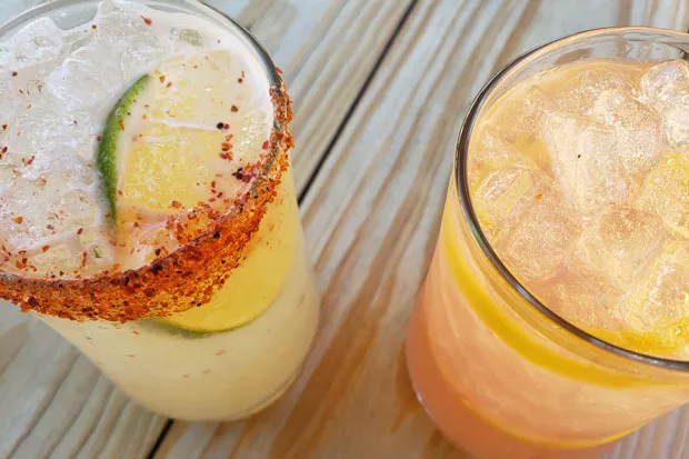 A Paloma and a Hub 55 in all of their delicious, refreshing glory. - CAYLA CLARK