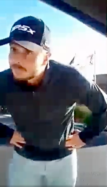 A screenshot from a video Ferdos Ahmed posted of the alleged bias crime incident that the DA's office says took place in June outside the Bend Red Robin. - FERDOS AHMED/FACEBOOK