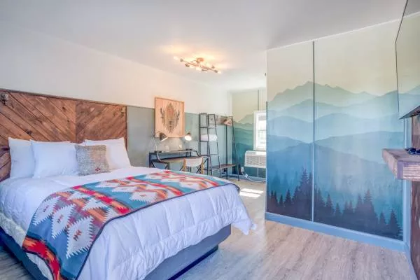 One of the motel rooms at the Roost that has been converted into a single-room occupancy living space. - WILLIAM HAYES NOEL