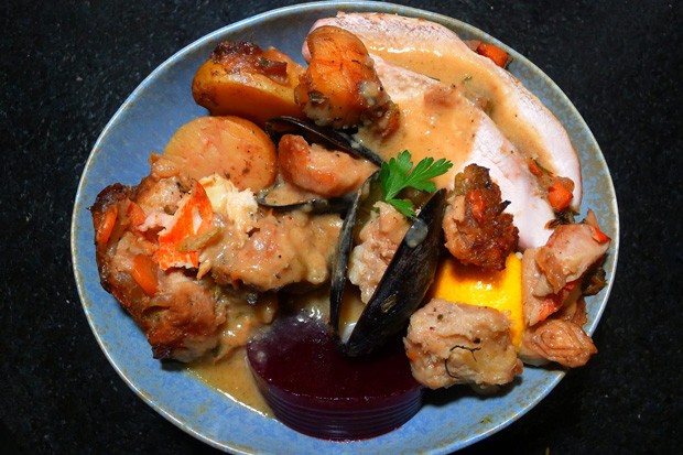 Seafood stuffing--mussels, clams and oysters, oh my! - ARI LEVAUX