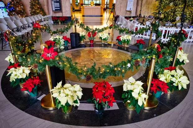 The Holidays at the Capitol program is... wait for it... going VIRTUAL this year! Surprising, we know. The 2020 program in Salem kicked off with a virtual tree lighting Dec. 1, with a stream of choral performances from 2019 available from Dec. 2 to 23. Access the stream at the Oregon State Capitol's Facebook page at facebook.com/oregoncapitol. - OREGON LEGISLATURE