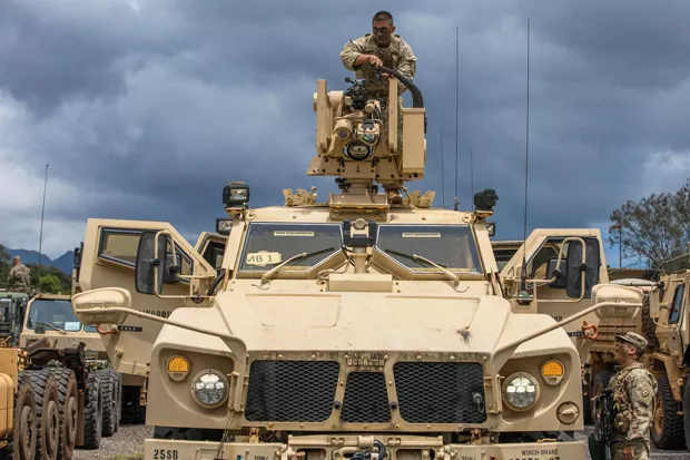 Studies show the U.S. military has a larger carbon footprint than any civilian corporation in the world. - COURTESY U.S. ARMY / FLICKR