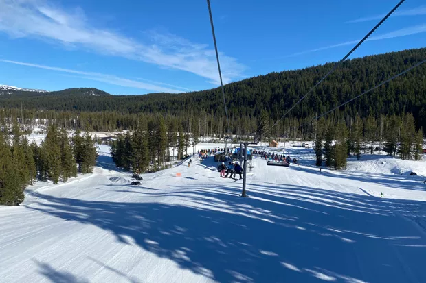 Socially distanced skiing is possible if everyone's on the same page. - K.M. COLLINS