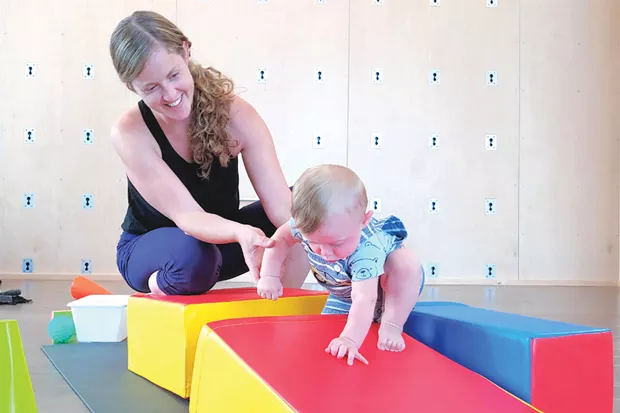 Mindfully moving with your little one builds bonds and healthy habits for mommas and kids! - COURTESY FREE SPIRIT YOGA + FITNESS + PLAY