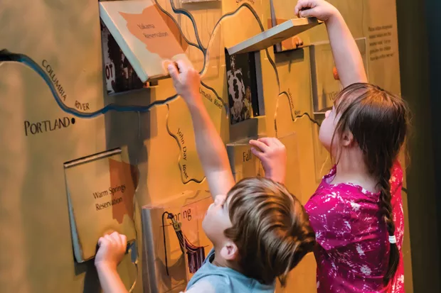 Kids love to explore the museum exhibits during quiet times or Wonder Wednesdays. - COURTESY HIGH DESERT MUSEUM