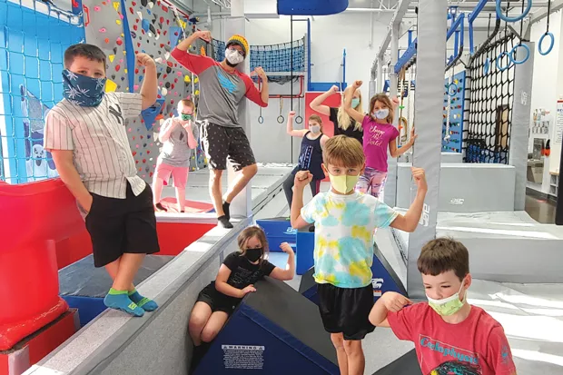 Make new friends at Ninja Warrior full and half day camps. - COURTESY FREE SPIRIT YOGA + FITNESS + PLAY