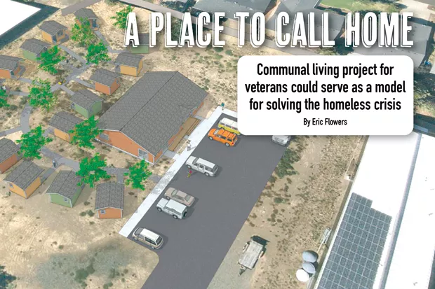 Above is a bird's eye view of what the Central Oregon Veterans Village will look like when completed. - COURTESY CENTRAL OREGON VETERANS VILLAGE