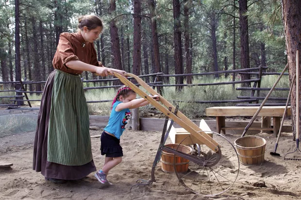 Come out to the ranch and help hand plow the garden, plant potatoes and learn how they get their seeds at the High Desert Museum. - COURTESY HIGH DESERT MUSEUM