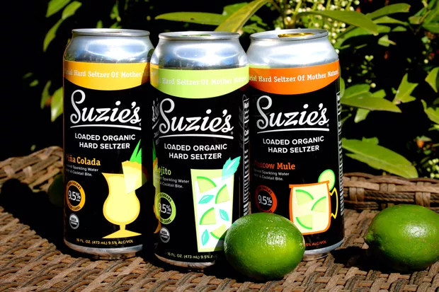 This seltzer is hard, loaded and organic. What's not to like? - COURTESY SUZIE'S