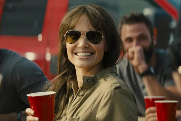 Angelina Jolie does her best Maverick. - PHOTO COURTESY OF AMAZON