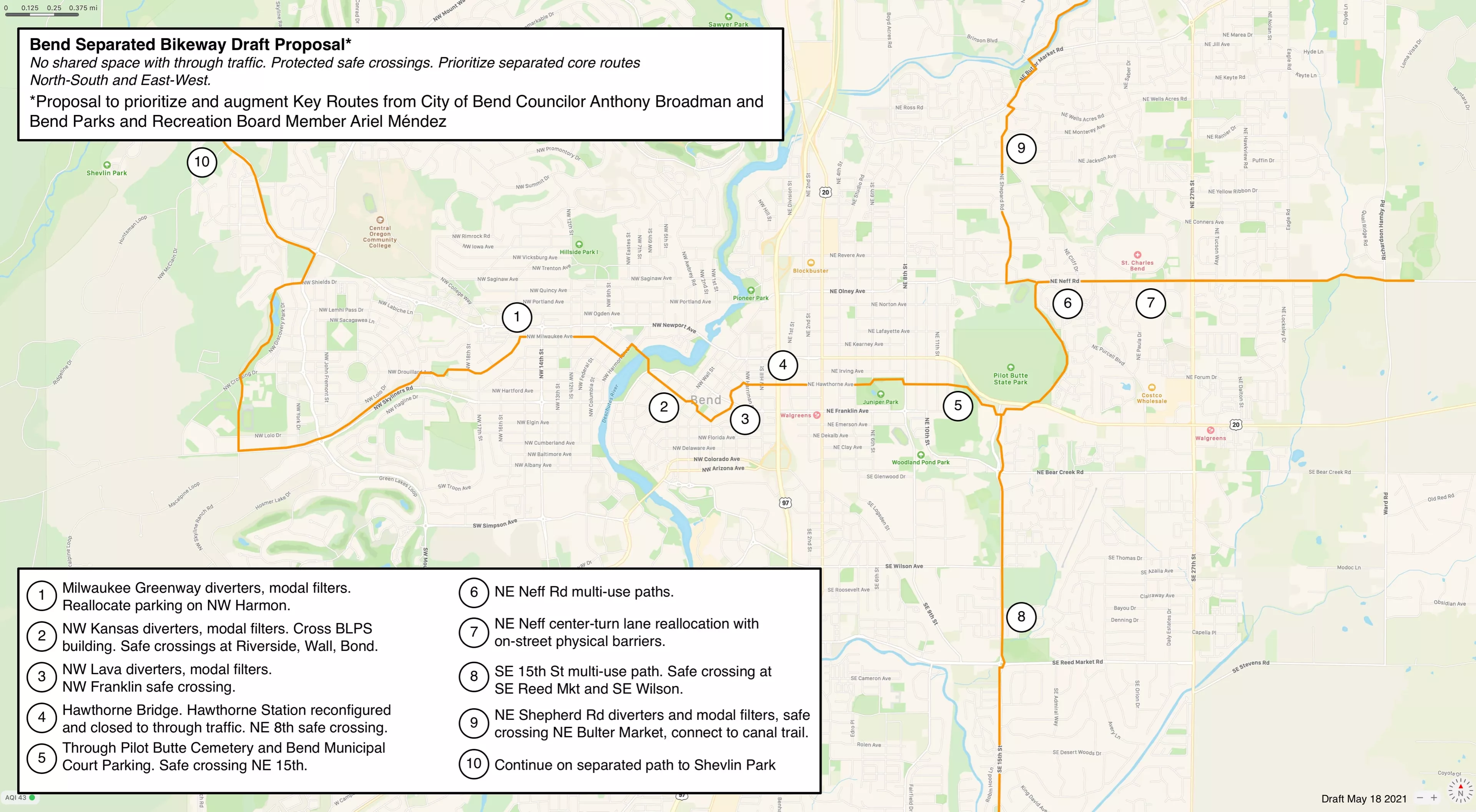 Protected Bike Paths Proposed The Source Weekly Bend Oregon