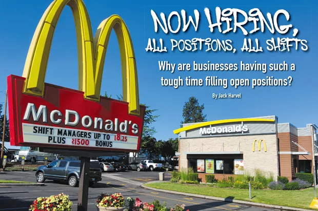McDonalds offers a $1,500 bonus and an hourly wage as high as $18.25. - JACK HARVEL