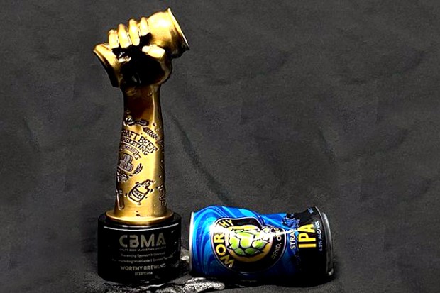 Worthy Brewing crushed it for a gold award. - COURTESY CRAFT BEER MARKETING AWARDS