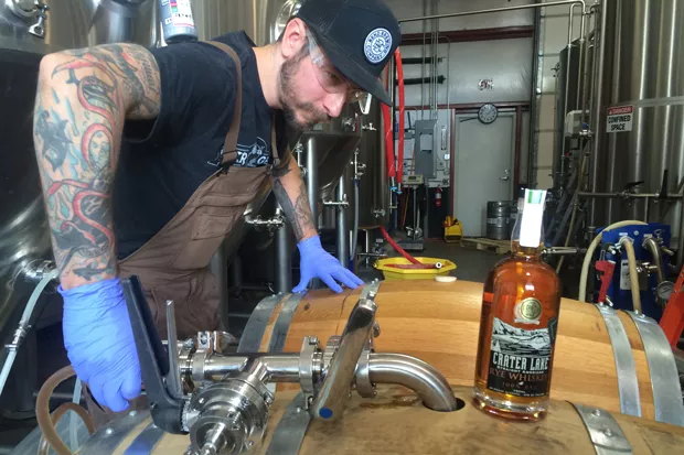 A local brewer works the magic on all that barrel-aged goodness. - COURTESY BEND BREWING CO.
