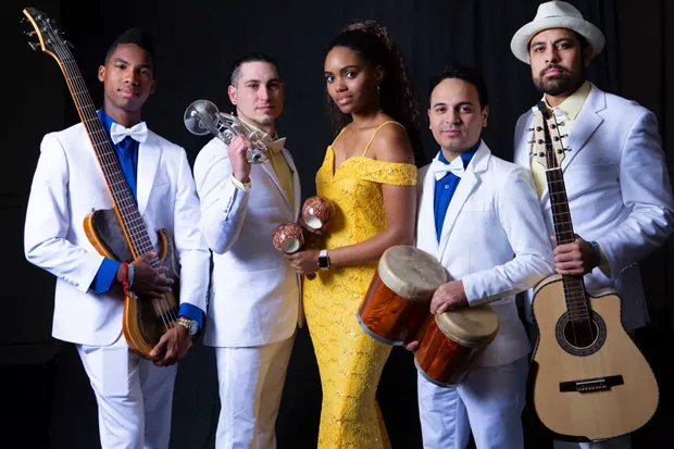 Changüí Majadero brings its Cuban changüí sound to the Sisters Saloon Saturday night, along with performances Friday night and Saturday afternoon on the Oliver Lemon's stage, and a Sunday afternoon performance at the Village Green. - COURTESY CHANGUI MAJADERO