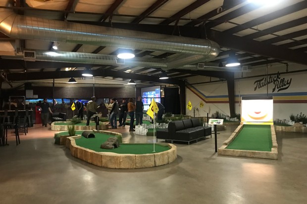 Indoor mini golf is one of the entertainment options at the new Walt Reilly's. - COURTESY WALT REILLY'S