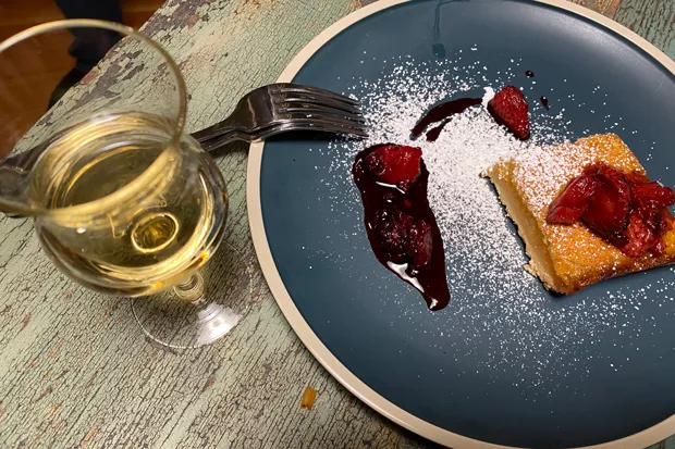 Dessert wine adds to the experience at Terra. - COURTESY SCP REDMOND