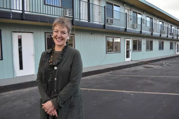 Bethlehem Inn is weeks away from opening its new shelter in the former Greenway Motel on NW Birch Avenue in Redmond, according to Executive Director Gwenn Wysling. - NICOLE VULCAN