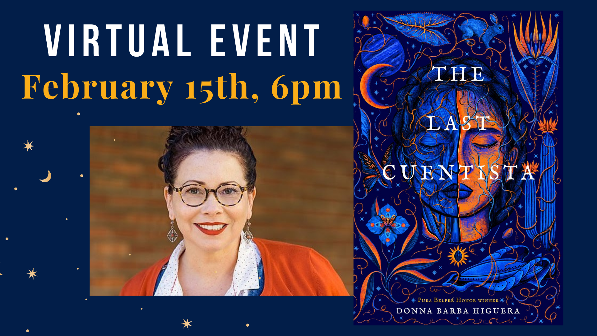 Author Event: The Last Cuentista by Donna Barba Higuera | Words | کتاب ملت