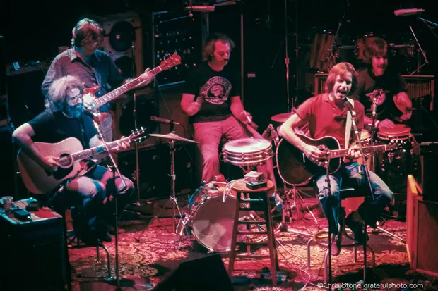 The Grateful Dead at the Warfield Theater in San Francisco, 1980. - CHRIS STONE/FLICKR