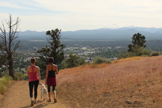 The hike up Pilot Butte can be a haul, but it never gets old. - COURTESY OREGON  STATE PARKS