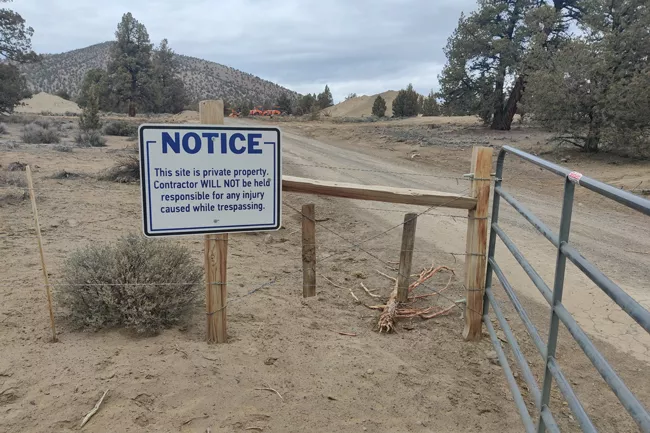The site of the proposed Thornburgh Resort is southeast of the Eagle Crest Resort, with a view of Cline Butte. - CREDIT JACK HARVEL
