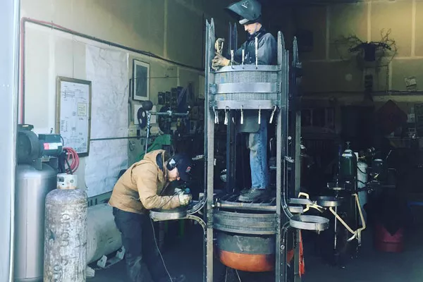 Orion's Forge fashions a firepit into public art. - SUBMITTED