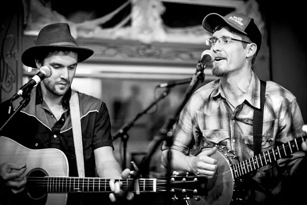 Join Joel Chadd and Dustin Byers as they perform their last gig as Trailer 31 at Dudley's Bookshop Cafe on 6/8. - SUBMITTED