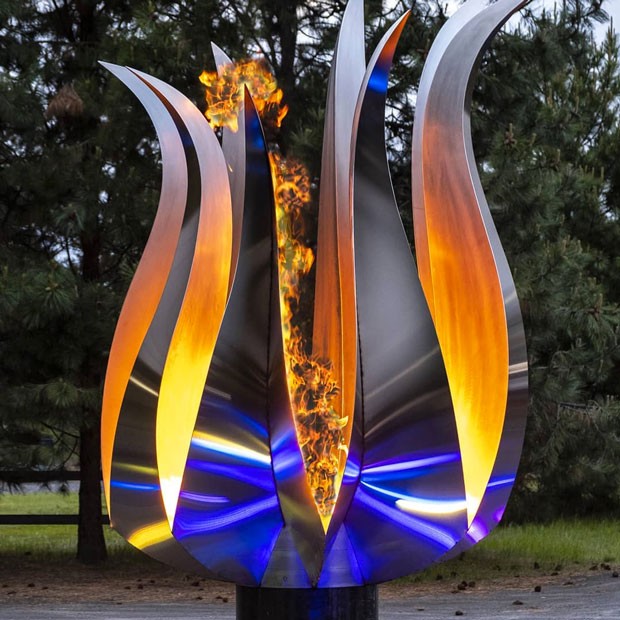 Miguel Edwards' the "Cauldron," which Edwards submitted to the 2018 Special Olympic USA Games Commemorative Program in Seattle. - @THEMIGUELEDWARDS